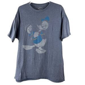 Walt Disney World Donald Duck Retro Vintage Style Disneyland T-Shirt Men's XL